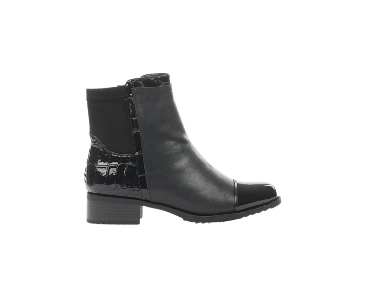 Valdini Mick Black Patent Leather The Shoe Salon of Osterville